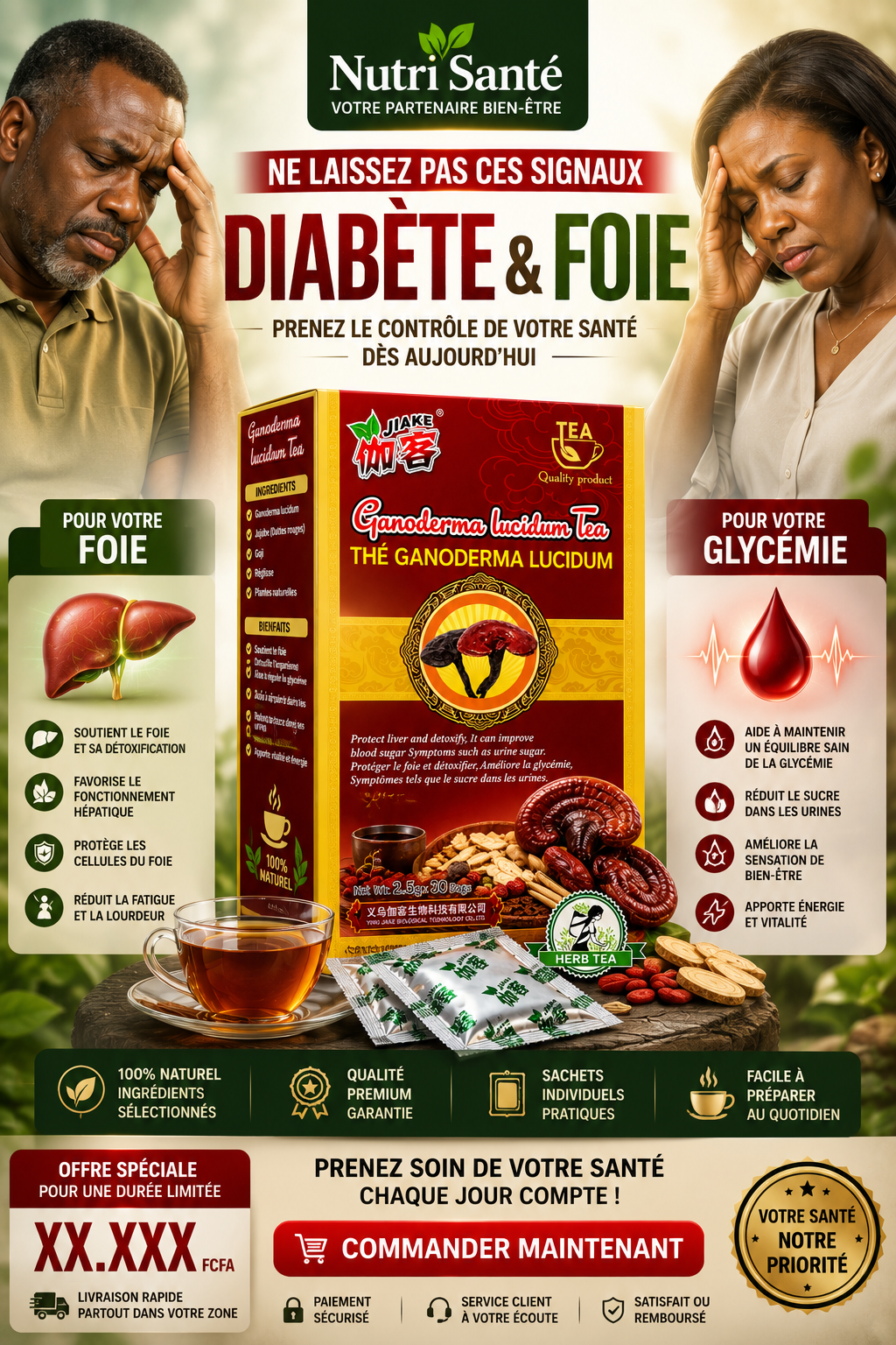 THÉ GANODERMA LUCIDUM (REISHI) — VOTRE ALLIÉ BIEN-ÊTRE AU QUOTIDIEN
